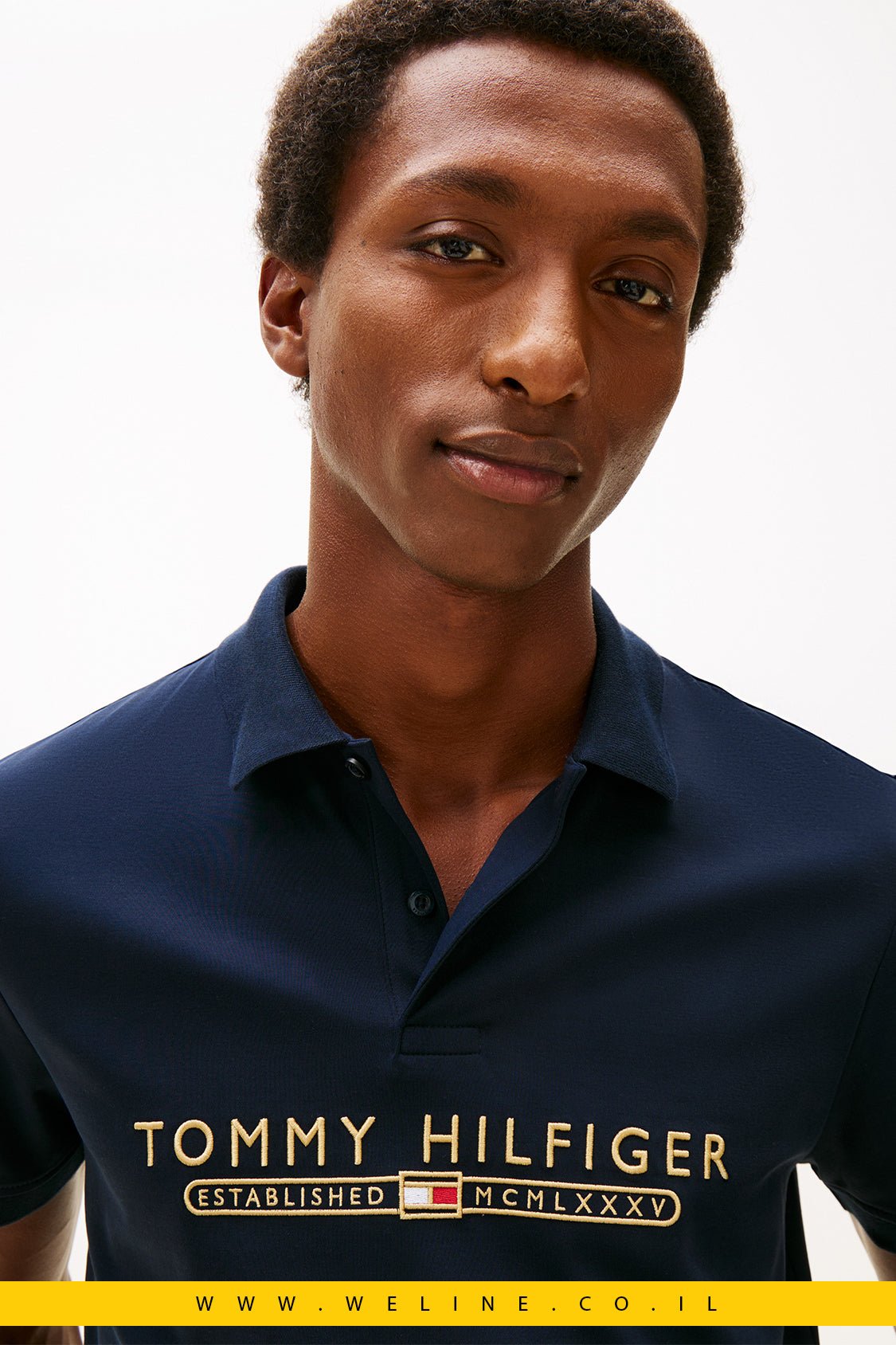 חולצת פולו Tommy Hilfiger Icon Lux Interlock Short Sleeve - WELINE.CO.IL