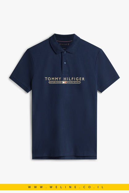 חולצת פולו Tommy Hilfiger Icon Lux Interlock Short Sleeve - WELINE.CO.IL