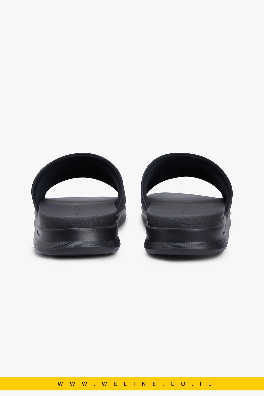 כפכפי גברים Tommy Hilfiger Monotype Pool Slides – צבע שחור - WELINE.CO.IL