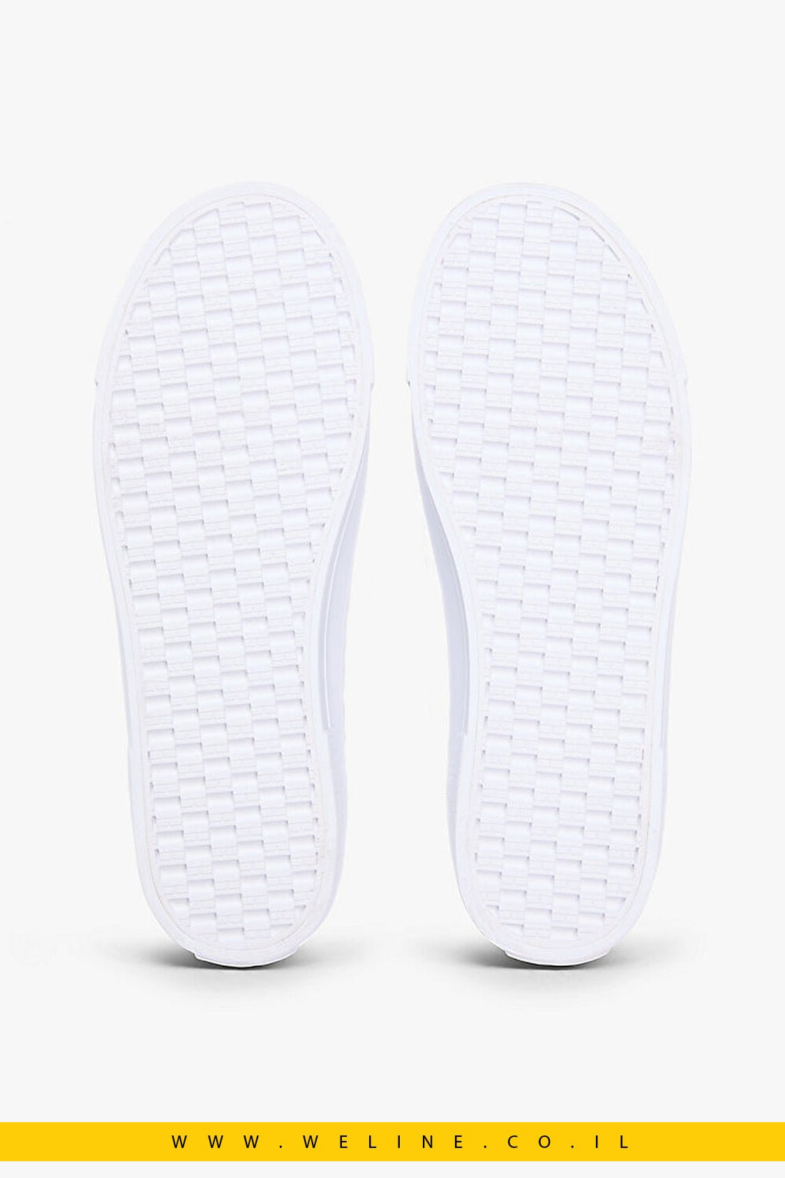 Tommy Hilfiger TH Foxing Platform Sneaker לנשים – צבע לבן - WELINE.CO.IL