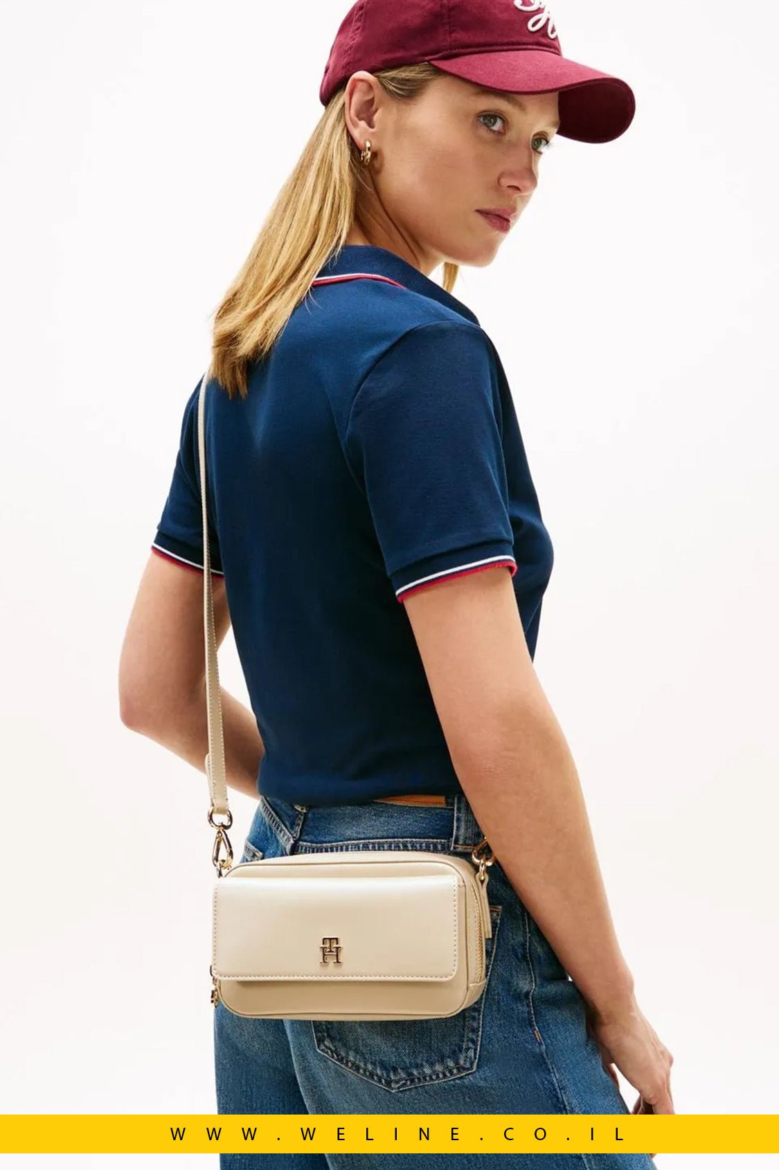 תיק צד נשים Tommy Hilfiger TH Icon Camera – דגם Camera Bag - WELINE.CO.IL