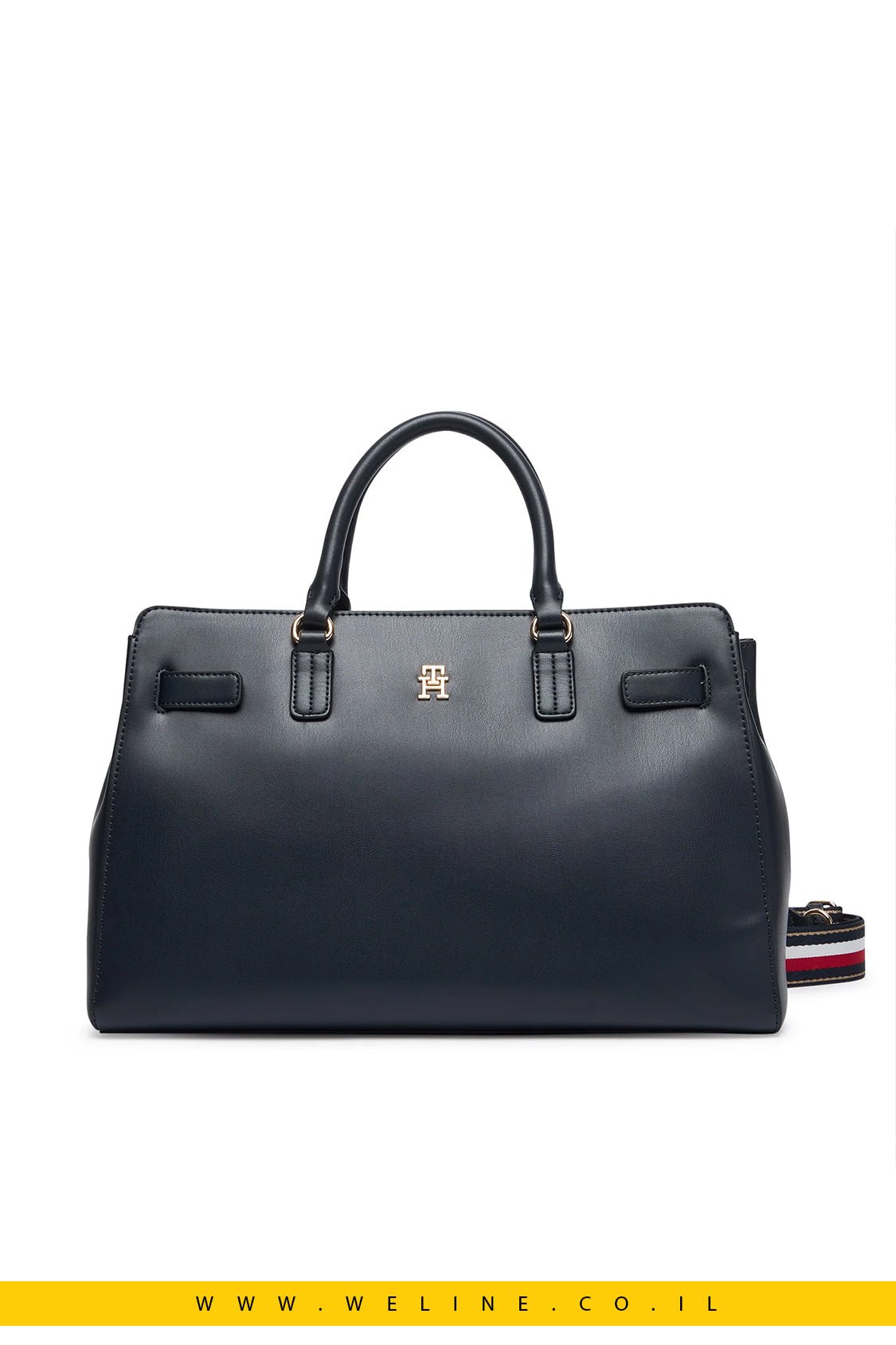 תיק יד לנשים Tommy Hilfiger TH Joy Satchel Corp - WELINE.CO.IL