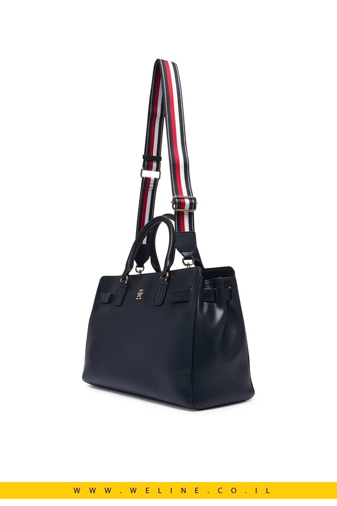 תיק יד לנשים Tommy Hilfiger TH Joy Satchel Corp - WELINE.CO.IL