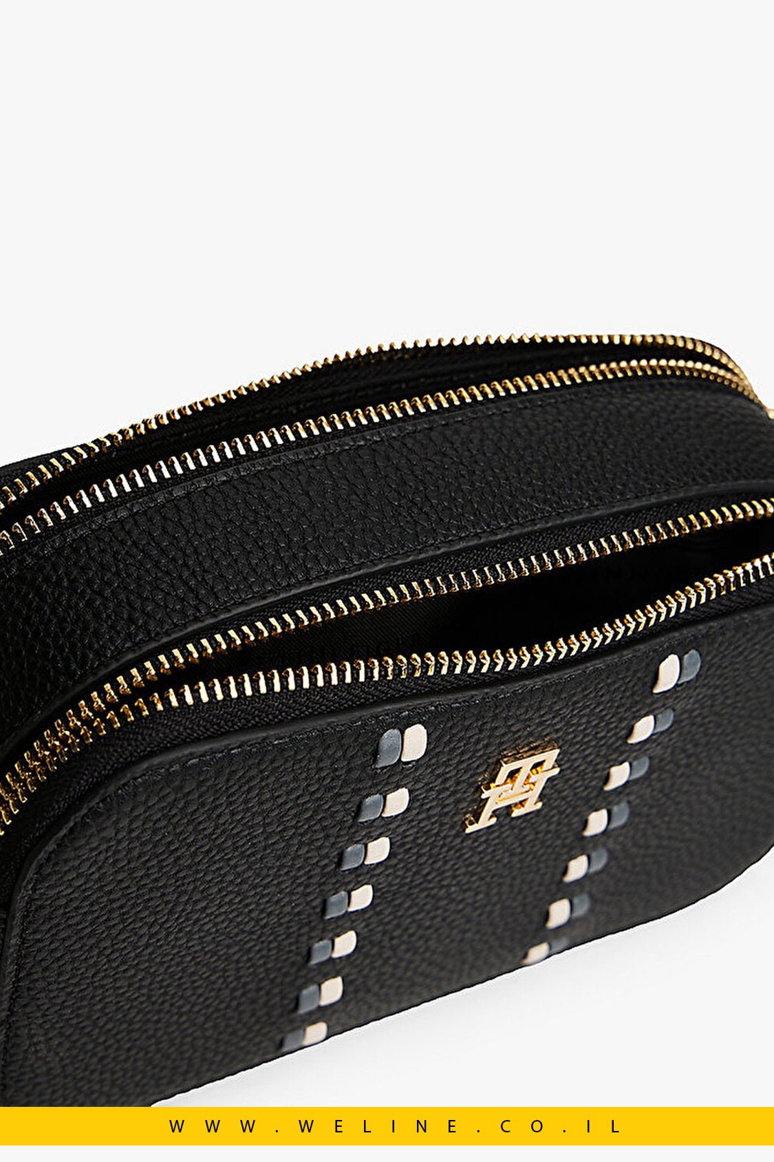 תיק צד נשים Tommy Hilfiger TH Timeless Camera – צבע שחור - WELINE.CO.IL