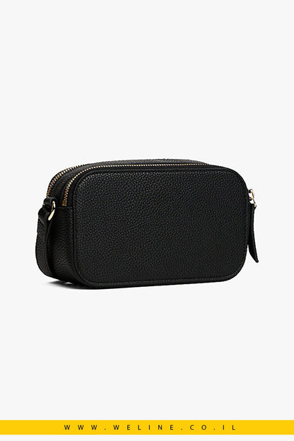 תיק צד נשים Tommy Hilfiger TH Timeless Camera – צבע שחור - WELINE.CO.IL