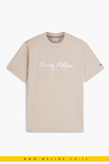טי שירט Tommy Hilfiger Tipped Collar Jersey Regular Fit - WELINE.CO.IL