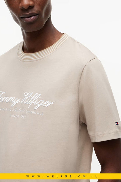 טי שירט Tommy Hilfiger Tipped Collar Jersey Regular Fit - WELINE.CO.IL