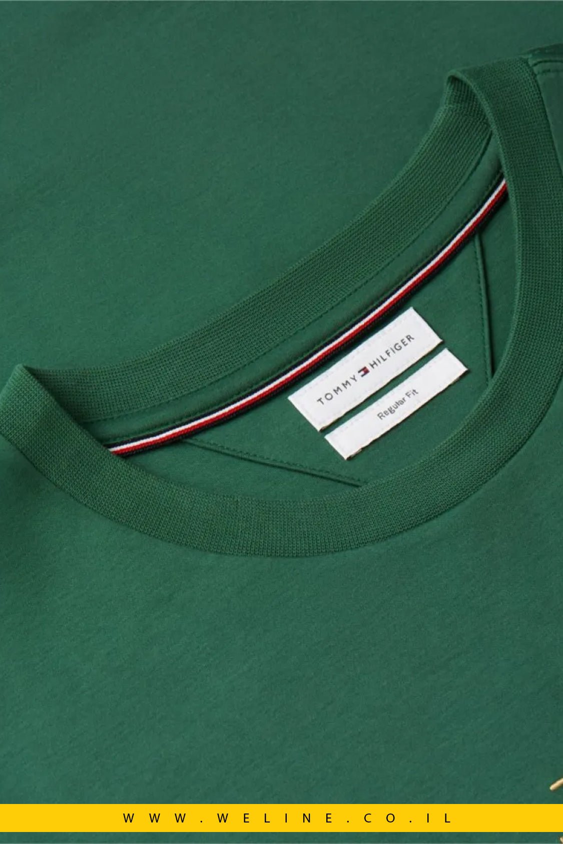 טי שירט Tommy Hilfiger Tonal Logo Embroidery Interlock Knit - WELINE.CO.IL