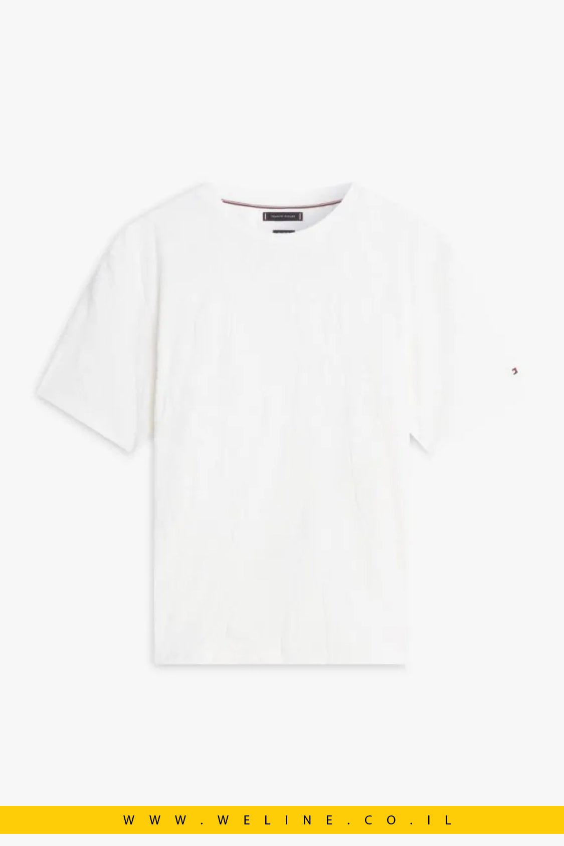 טי שירט Tommy Hilfiger Towelling Jacquard Relaxed Crew Neck - WELINE.CO.IL