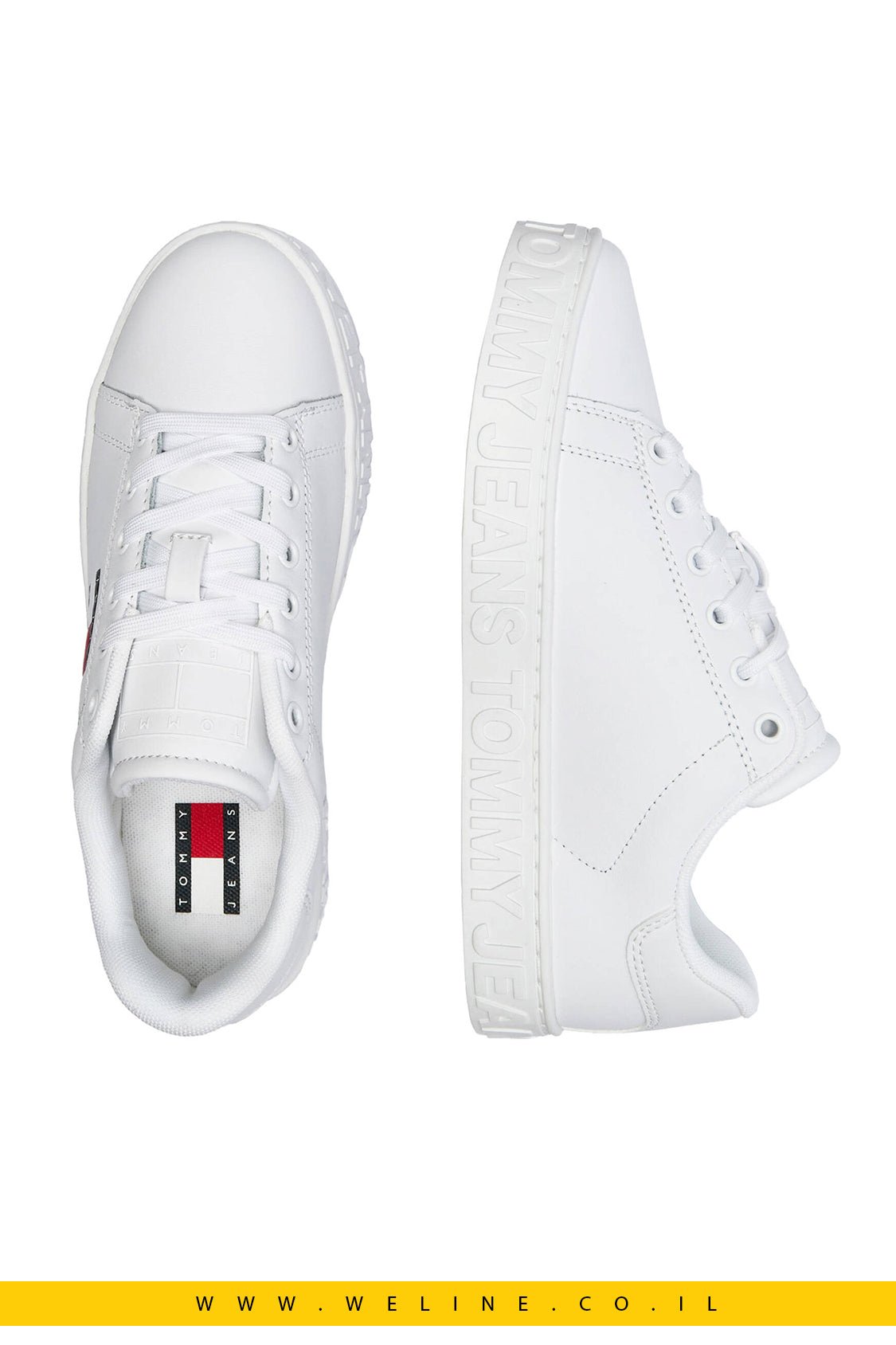 סניקרס עור לנשים – Tommy Jeans - WELINE.CO.IL