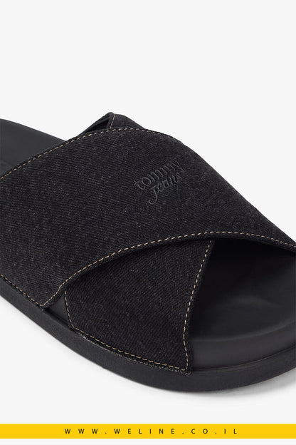 כפכפי סליידס וינטג’ לנשים מבית Tommy Jeans - WELINE.CO.IL