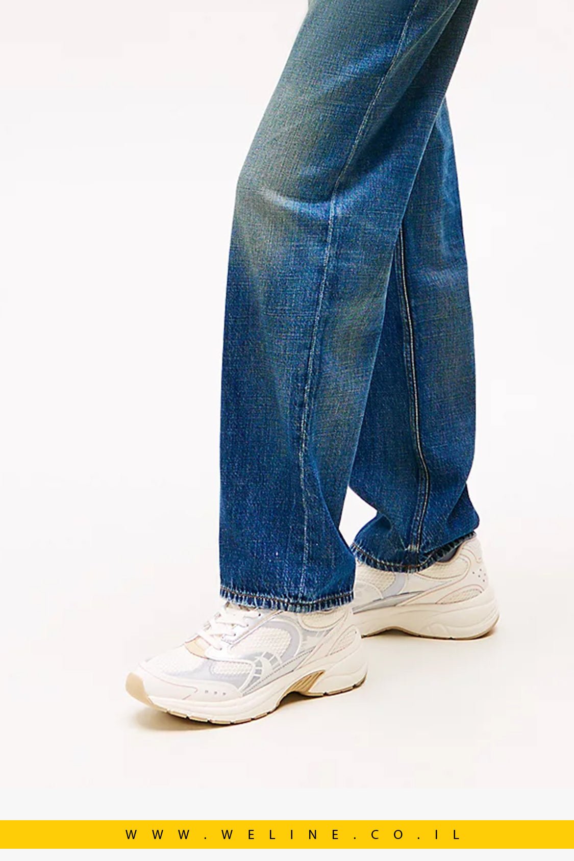 סניקרס ראנר משולבי טקסטורות – Tommy Jeans - WELINE.CO.IL
