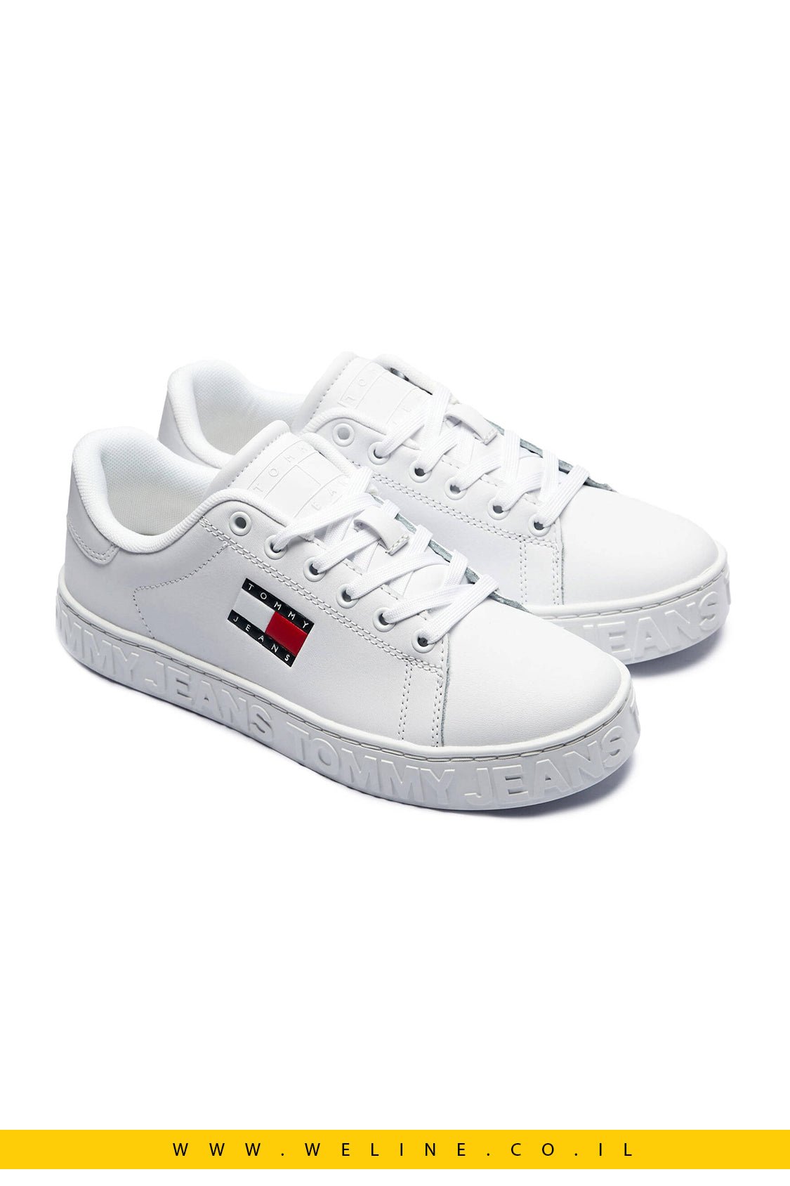 סניקרס עור לנשים – Tommy Jeans - WELINE.CO.IL