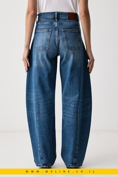 ג'ינס נשים Tommy Jeans Barrel Leg High Rise - WELINE.CO.IL