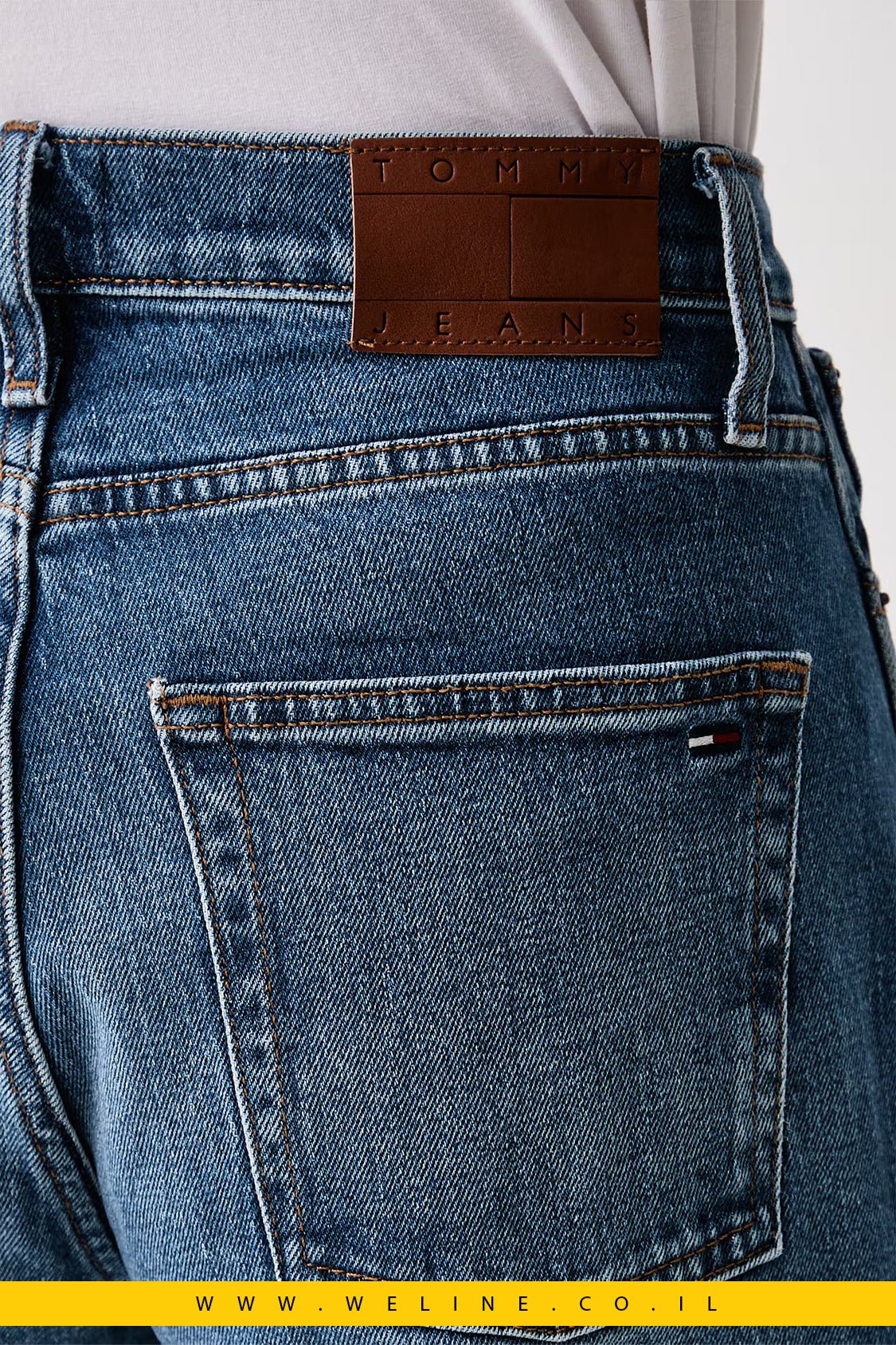 ג'ינס נשים Tommy Jeans Barrel Leg High Rise - WELINE.CO.IL
