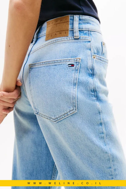 ג'ינס נשים Tommy Jeans High Rise Slim Straight Leg - WELINE.CO.IL