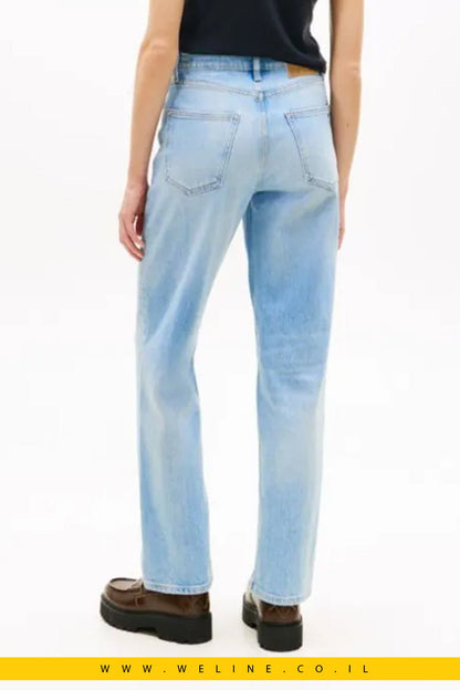 ג'ינס נשים Tommy Jeans High Rise Slim Straight Leg - WELINE.CO.IL