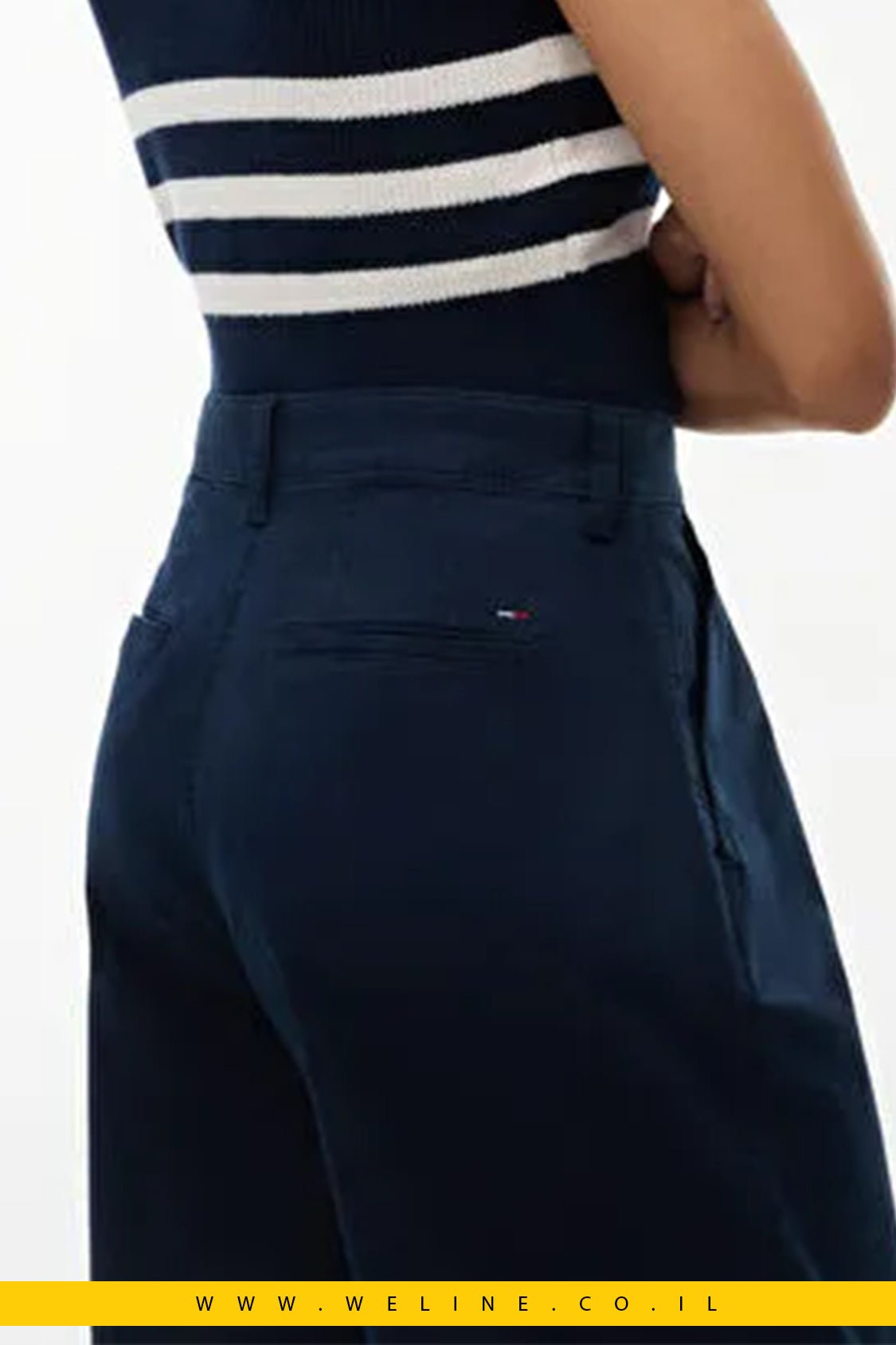 ג'ינס נשים Tommy Jeans High Rise Straight - WELINE.CO.IL