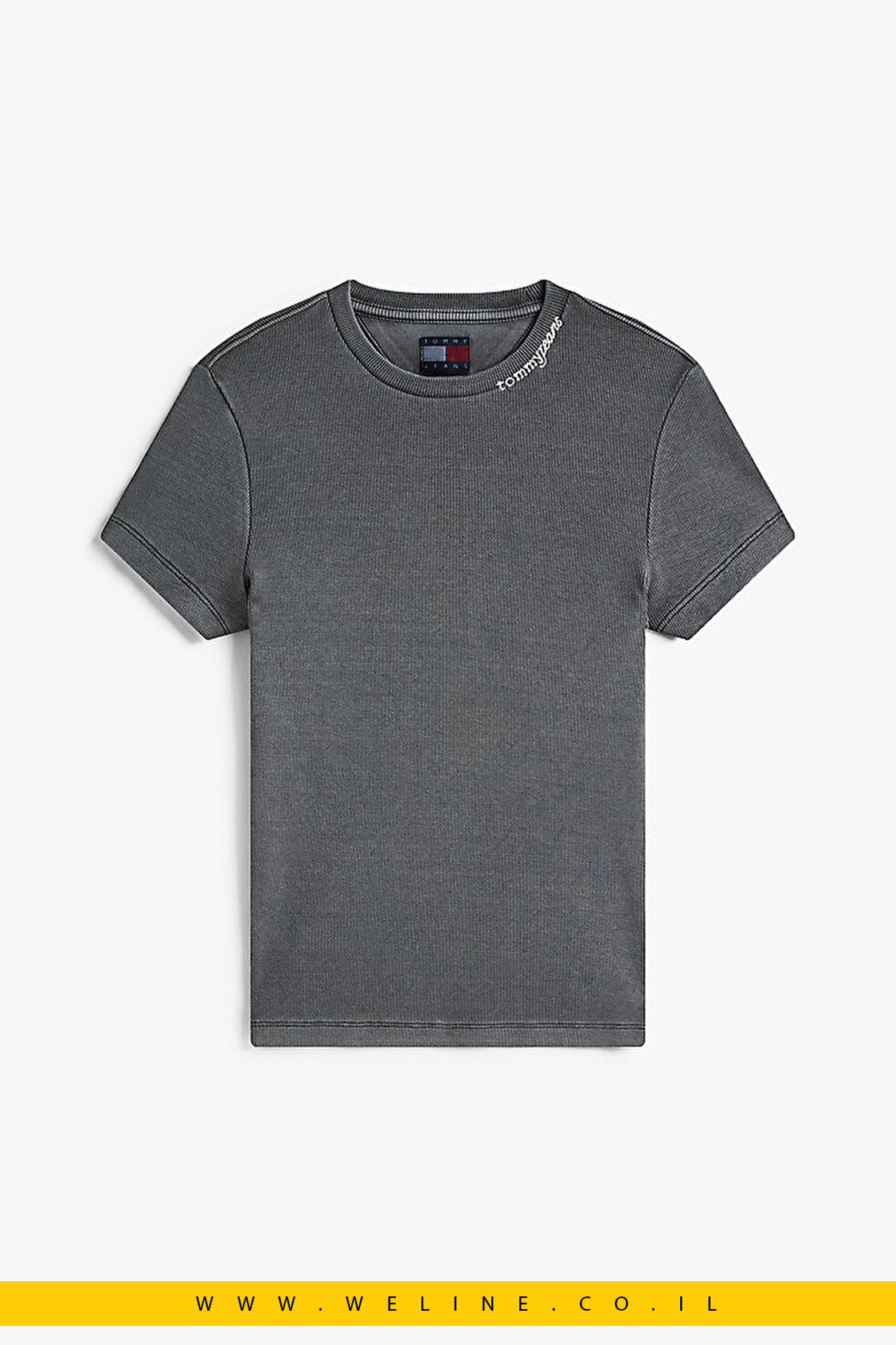 טי שירט נשים Tommy Jeans Slim Fit - WELINE.CO.IL
