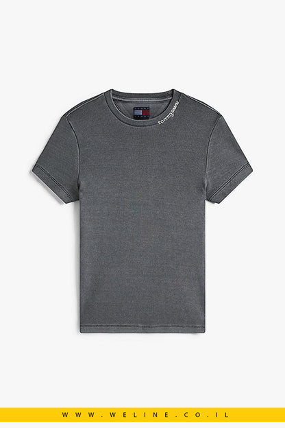 טי שירט נשים Tommy Jeans Slim Fit - WELINE.CO.IL