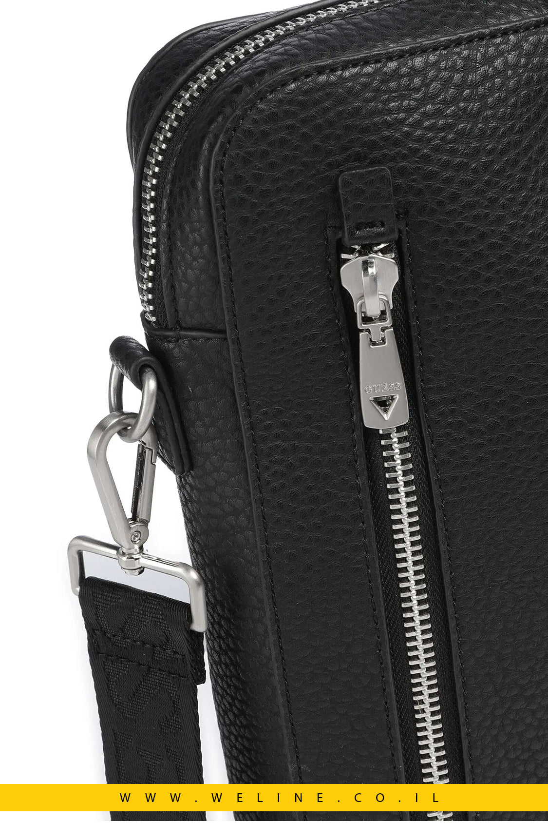 תיק מסמכים Torino למחשב 14″ מבית GUESS –שחור - WELINE.CO.IL