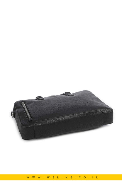תיק מסמכים Torino למחשב 14″ מבית GUESS –שחור - WELINE.CO.IL