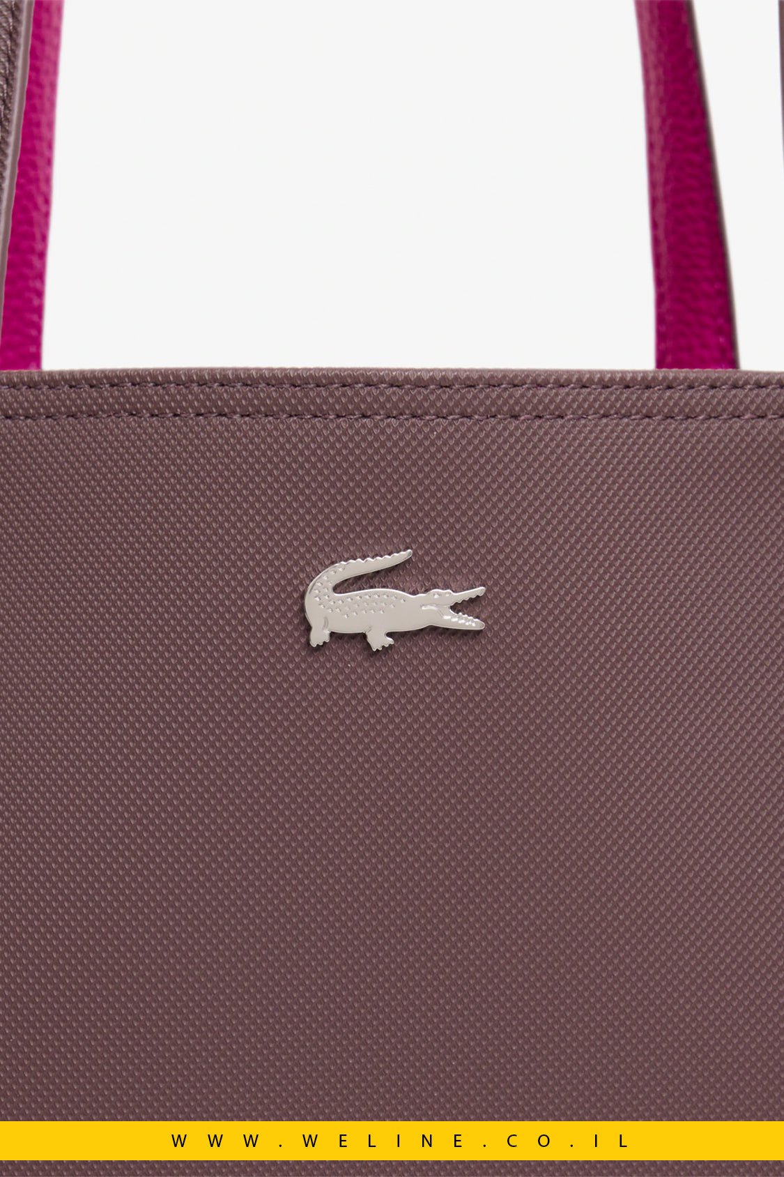 תיק Tote דו-צדדי Lacoste Anna Reversible עם נרתיק - WELINE.CO.IL
