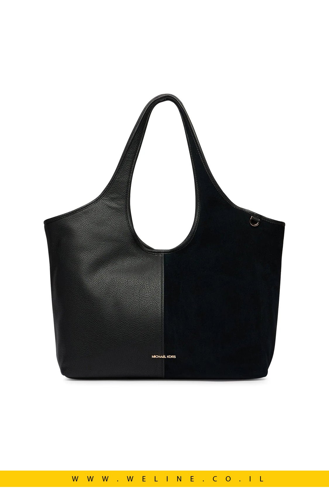 תיק Tote גדול Michael Kors Henly מעור וזמש - WELINE.CO.IL