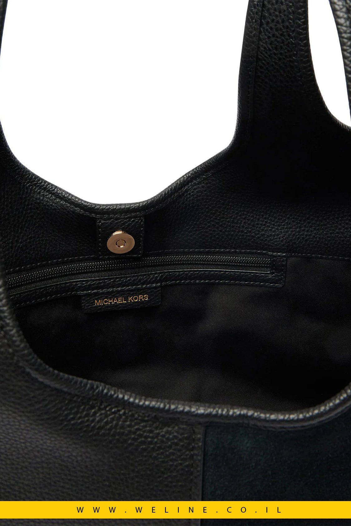 תיק Tote גדול Michael Kors Henly מעור וזמש - WELINE.CO.IL