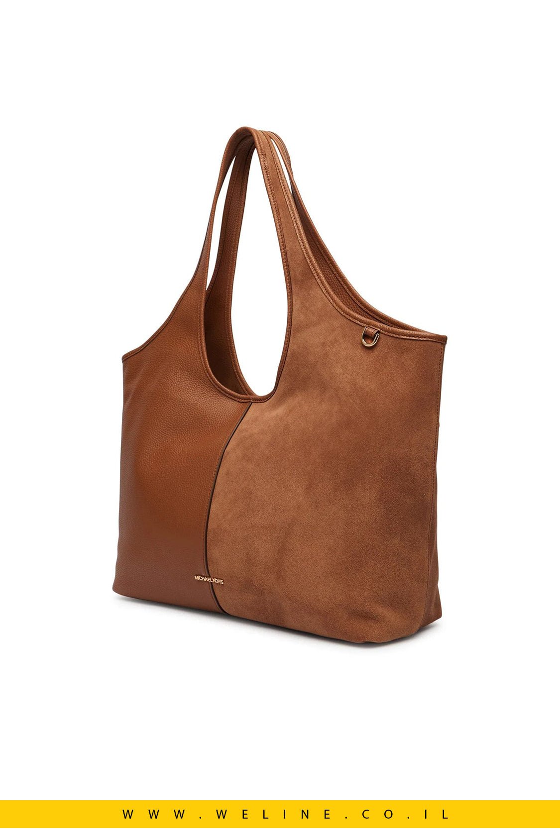תיק Tote גדול Michael Kors Henly מעור וזמש - WELINE.CO.IL