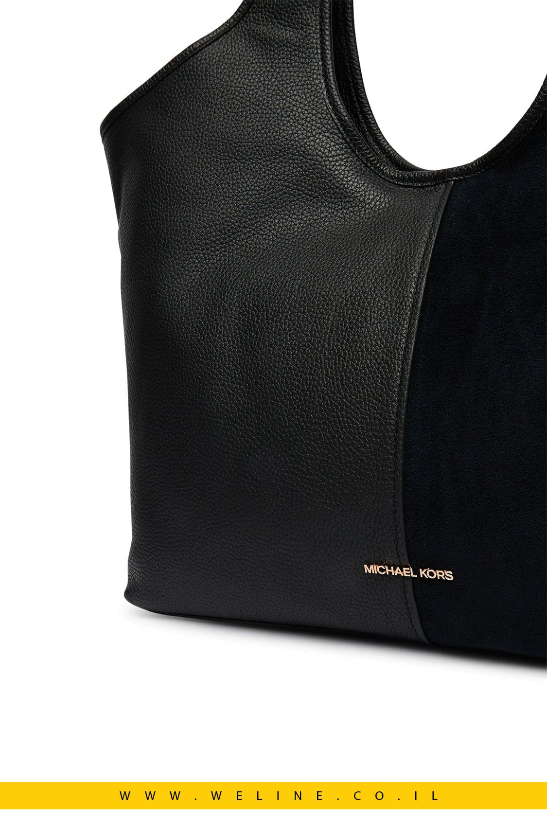 תיק Tote גדול Michael Kors Henly מעור וזמש - WELINE.CO.IL