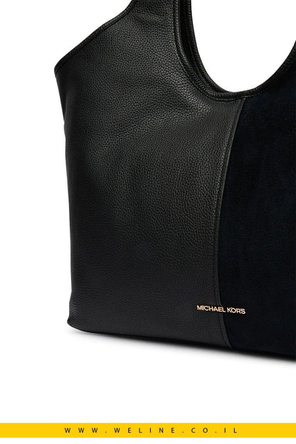 תיק Tote גדול Michael Kors Henly מעור וזמש - WELINE.CO.IL