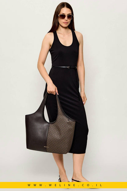 תיק Tote גדול Michael Kors Henly Signature Logo - WELINE.CO.IL