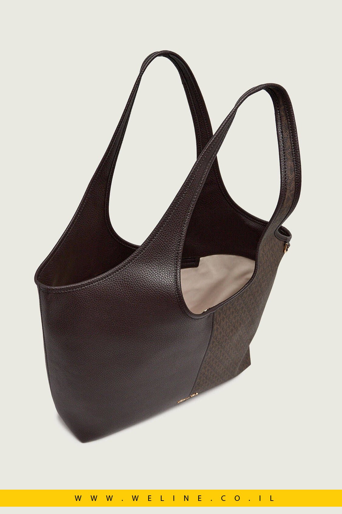 תיק Tote גדול Michael Kors Henly Signature Logo - WELINE.CO.IL