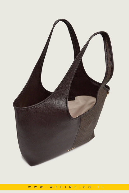 תיק Tote גדול Michael Kors Henly Signature Logo - WELINE.CO.IL