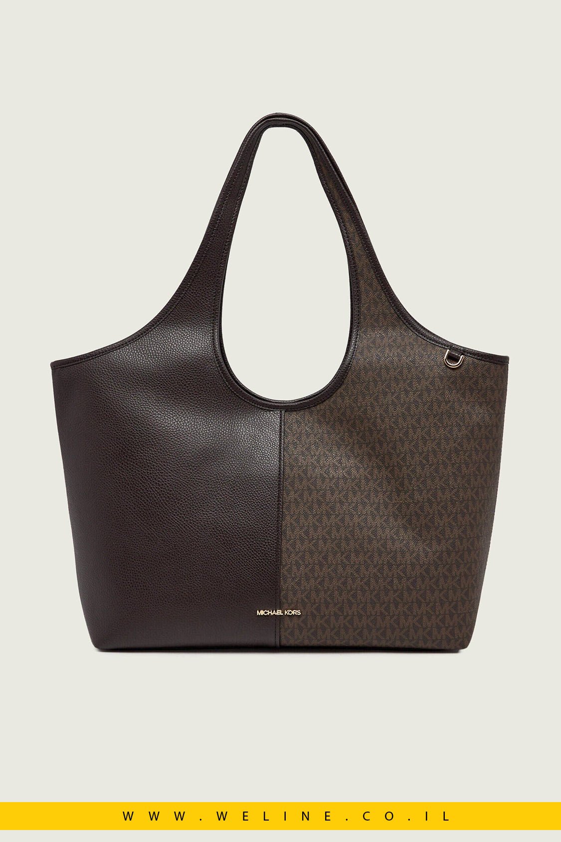 תיק Tote גדול Michael Kors Henly Signature Logo - WELINE.CO.IL