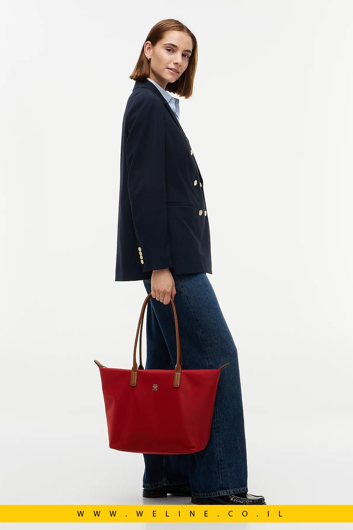 תיק Tote לנשים Tommy Hilfiger Popette - WELINE.CO.IL