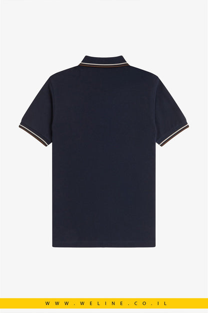 חולצת הפולו האייקונית דגם ה־Twin Tipped - The Fred Perry Shirt - WELINE.CO.IL