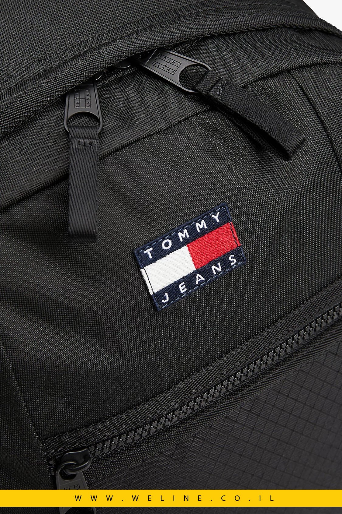 תיק גב עם רצועות Webbing – Tommy Jeans - WELINE.CO.IL