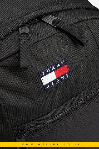תיק גב עם רצועות Webbing – Tommy Jeans - WELINE.CO.IL